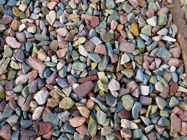Crushed Rainbow Rock — G&L Bark & Supply